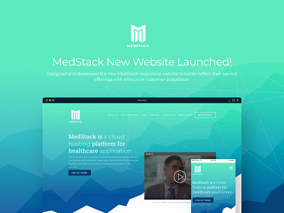 MedStack New Website responsive webstie