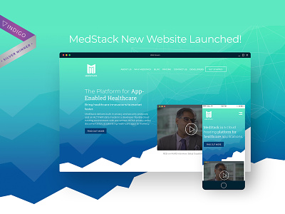 MedStack Website responsive design website design website design and development