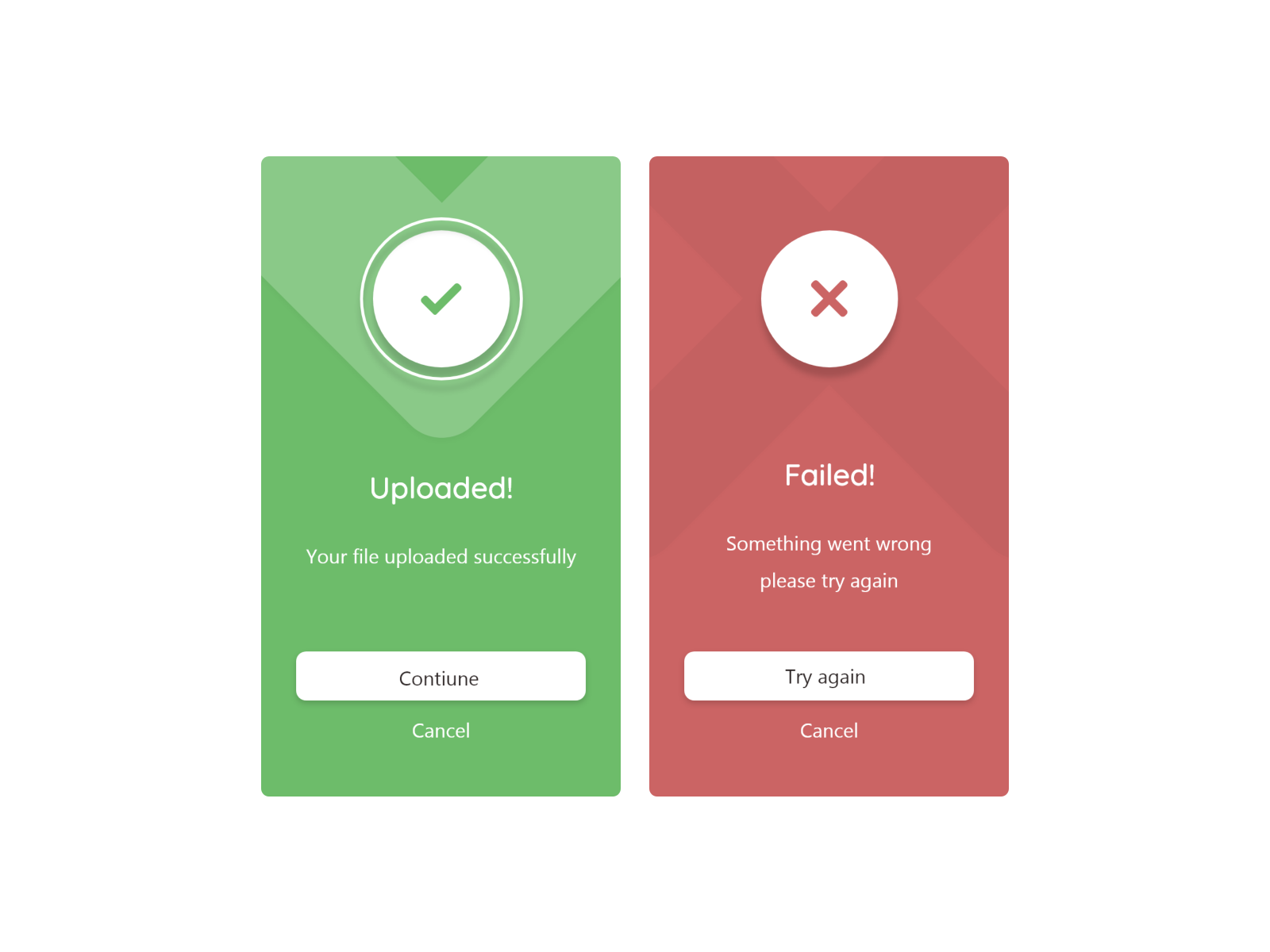 Upload Message Ui By Saba Menteshashvili On Dribbble