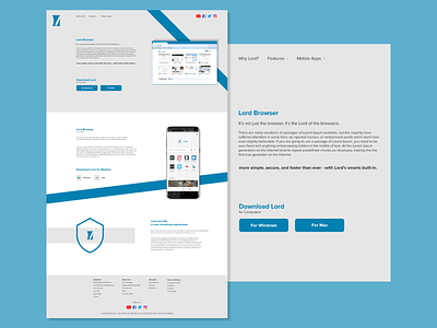 Lord browser UI browser design landing page ui ui design uidesign uiux web web design webdesign website