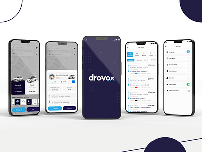 Drovox mobile app ad adobe xd design ui uiux ux xd