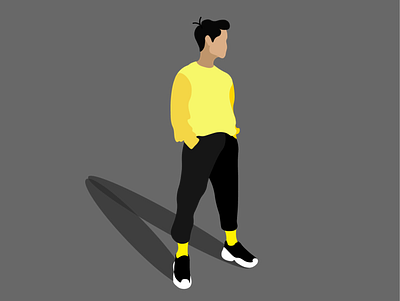 black and yellow adobe art characters collage design digital art dribbble grahic design icon illustrator vector