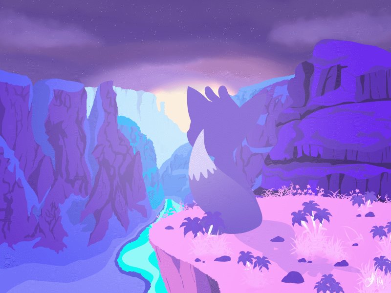 canyon by Tiffany Sigaran on Dribbble