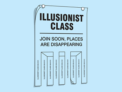 Illusionist Class glenn jones glennz illusion illustration illustrator vector