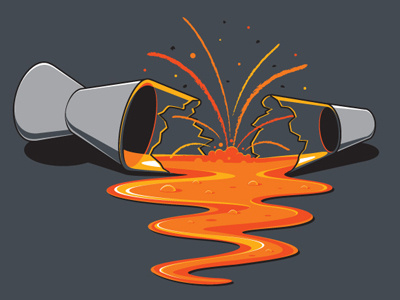 Lava Flow eruption glennz illustration illustrator lava lamp vector