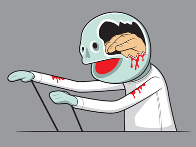 Undead glennz illustration illustrator puppet tee undead vector zombie