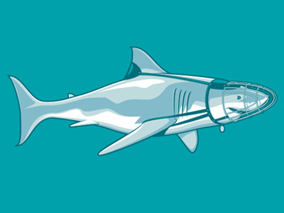 Tame design glennz illustration illustrator muzzle shark tame tee vector