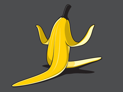 Banana Splits banana concept design glenn jones glennz illustration illustrator shirt split tee vector