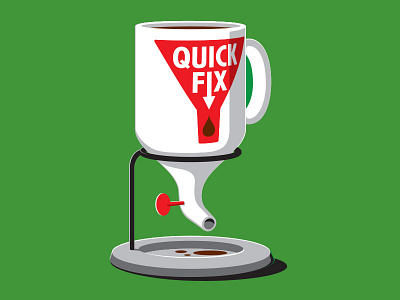 Speed Cup coffee funnel glenn glenn jones illustration illustrator tshirt vector