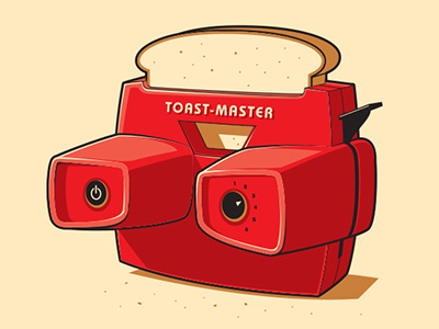 Toast-Master glenn jones glennz illustration illustrator tshirt vector view master