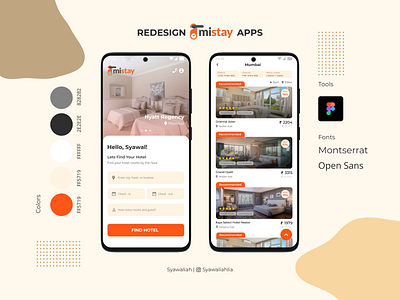 Redesign Mistay Apps app design ui ux