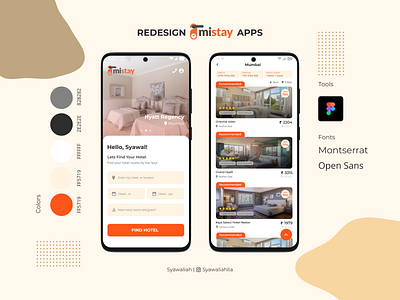 Redesign Mistay Apps