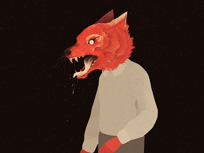 the beast inside anger beast conceptual conceptual art demon digital art digital illustration fierce illustration illustration art illustration digital illustrator inside photoshop portrait rage red wolf wolfman