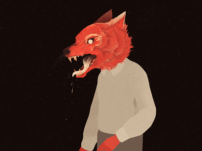 the beast inside anger beast conceptual conceptual art demon digital art digital illustration fierce illustration illustration art illustration digital illustrator inside photoshop portrait rage red wolf wolfman