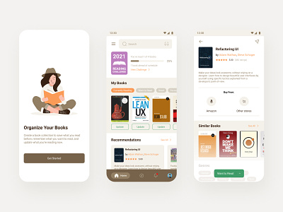 Goodreads mobile application - Homepage redesign