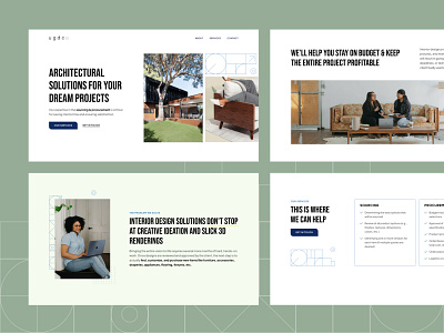 "UGDC" Website — Architectural Solutions animation architecture contact form design hero interface landing landing page minimal minimalist pattern product design services ui ux web design webdesign webflow website