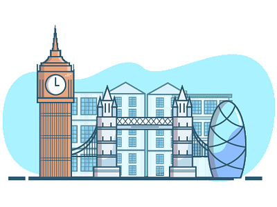 London illustration design illustration