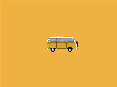 A Yellow Van illustration