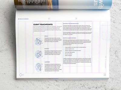 Exposed grid WIP shot brand design composition design graphic design layout design typography