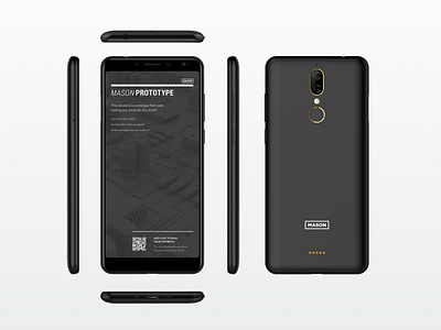 D450C orthographic productdesign products prototype rendering smartphone