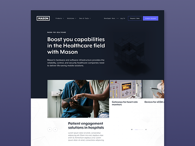solutions for healthcare brand design healthcare website website design
