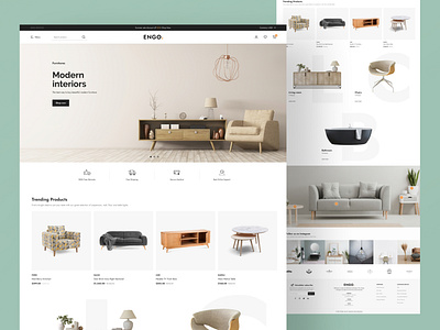 Furniture e-commerce website art