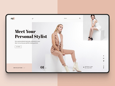 Personal Stylist website concept