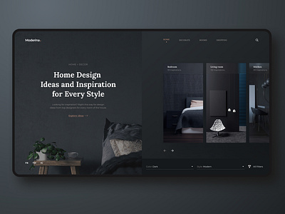 Interior design website