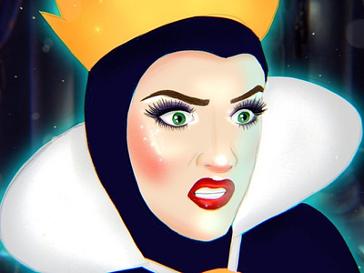 Evil Queen - Desenho Digital desenho digital art digital illustration digital painting digitalart disney disney art evil queen ilustration ilustração