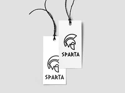 Sparta Store logo mockup store greek