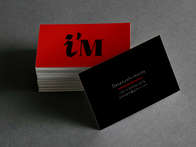 Cartão de visita + logo logo mockup business card