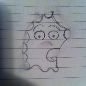 Little Monster drawing illustration monster