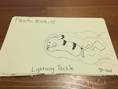 Pikachu - Lightning Tackle sketch