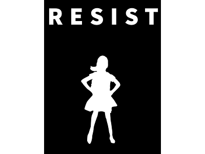RESIST art poster resist