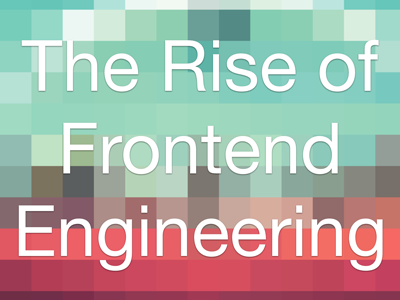 The Rise of Frontend Engineering Podcast artwork pixelart podcast