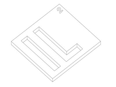 Logo in Progress 3d illustrator logo perspective