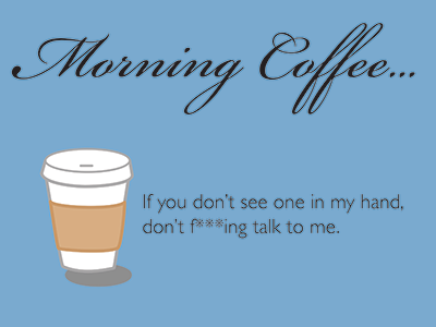 Morning Coffee coffee funny tshirt