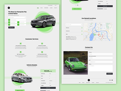 Car Rental Landing Page