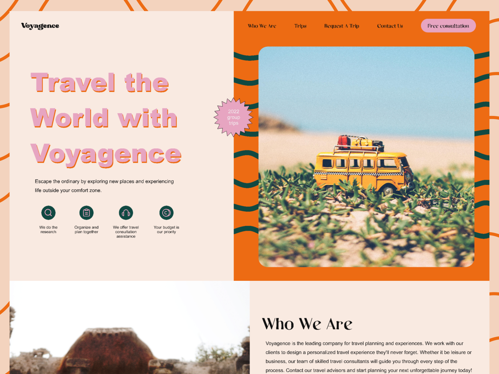 Travel Planning Agency site by Alaa Ismail on Dribbble