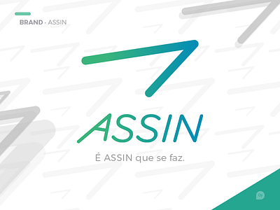 Brand Assin brand design logotipo marca