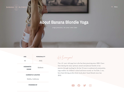 Yoga Membership Design branding design logo typography ui ux web design