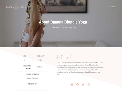 Yoga Membership Design