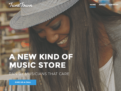 Music Shop Re-Design