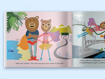 "Meet the Ziallibs" Childrens book illustrations cartoon childrens book design digital illustration flat illustration illustration art