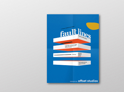 Fault Lines Poster 3 graphic design graphic designer graphics illustration illustration art poster art poster design poster designer