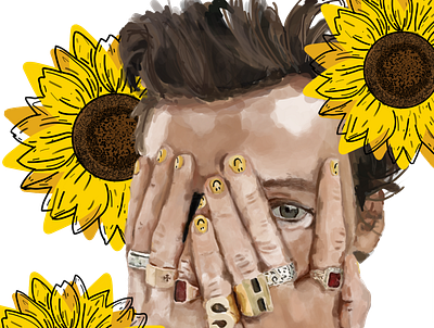 Vol. 6 digitalart harry simple sunflower