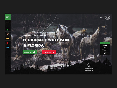 Wolf Park design ui web