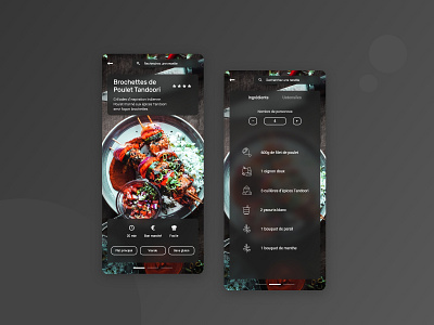 Cooking Recipe App app design ui