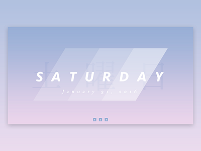 S A T U R D A Y