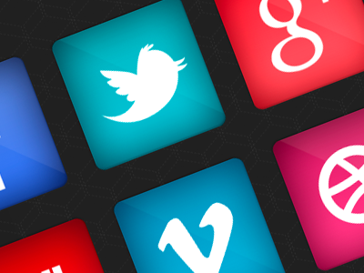 Social Icons Set download freebie icons psd set social